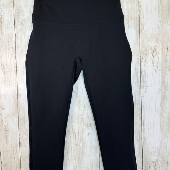 Spanx Ponte Ankle Leggings - 20264R Black M/M  Stretch High Waist Work Office - Picture 7 of 16